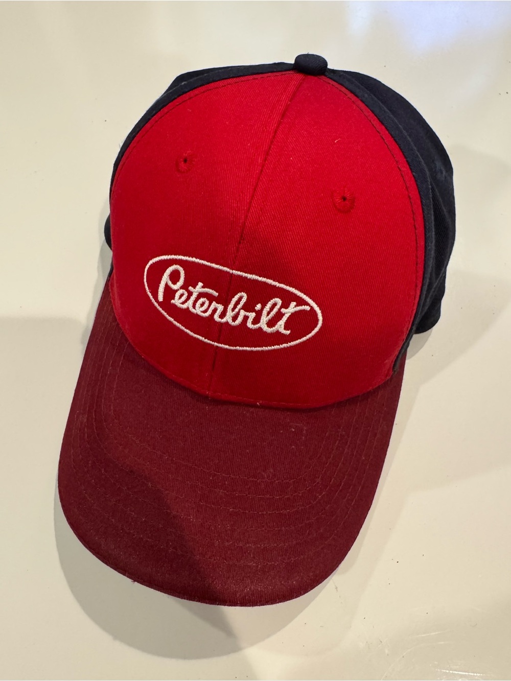 Peterbilt Motors Cap - Tri-Color structured Twill Trucker Hat